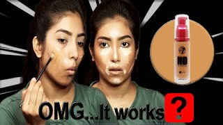 W7 FOUNDATION REVIEW Review AND Wear test AFFORDABLE Foundation [upl. by Penhall]