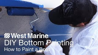 How to Paint a Boat  DIY Guide to Bottom Painting [upl. by Maidel]