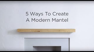 How To Style A Mantel 5 Different Ways [upl. by Esoranna774]