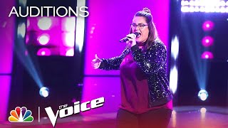 Kim Cherry sing quotNo Scrubsquot on The Blind Auditions of The Voice 2019 [upl. by Ybbed153]