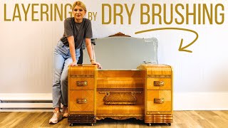 Master the Dry Brush Technique to Effortlessly Layer Furniture [upl. by Shuma646]