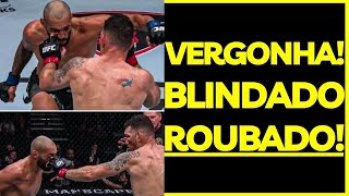 REVOLTANTE BLINDADO FOI ROUBADO NO UFC CONTRA WEIDMAN  LUTA BRUNO BLINDADO VS CHRIS WEIDMAN [upl. by Enawtna]