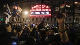 quotThe Cubs Win the World Series Everyone Goes Nutsquot [upl. by Nathanoj]