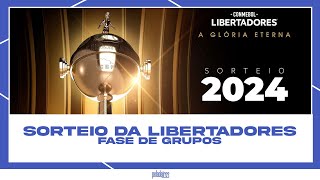 ðŸ”´ AO VIVO  SORTEIO DA LIBERTADORES  FASE DE GRUPOS  E MAIS [upl. by Ailiec]