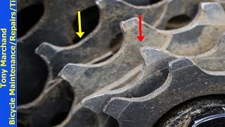 How to check for bicycle cassette cog wear and when to replace cassette [upl. by Wiersma]