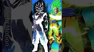 Omnipotent Goku Vs Lssj god fusion goku  dragonball anime edit vs [upl. by Solraced]