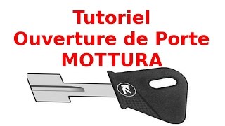 Tutoriel ouverture de porte comment ouvrir une serrure Mottura [upl. by Pasahow853]