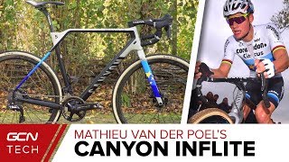 Mathieu Van Der Poels Canyon Inflite CF SLX CycloCross Bike [upl. by Atalee]