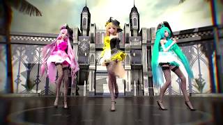 【MMD】HurlyBurly 【MikuLukaRin】 [upl. by Nolyk404]