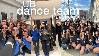 COLLEGE DANCE TEAM TRAVEL VLOG  UB Dazzler MAC championship [upl. by Ahtnamas]