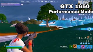 GTX 1650 Fortnite Season 4 Solo Rank PERFORMANCE MODE [upl. by Spaulding808]