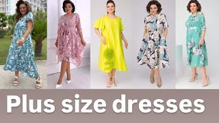 TRENDY SUMMER DRESSES PLUS SIZE 2024 [upl. by Ahseik311]