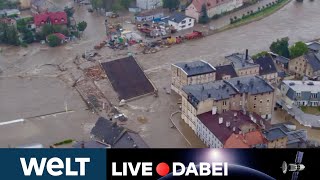 HOCHWASSER DammbruchDrama Evakuierung in Polen wegen Flutwelle  WELT LIVE DABEI [upl. by Anertac227]