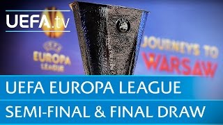 Watch the full UEFA Europa League semifinal and final draw [upl. by Junko]