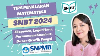 TIPS PENALARAN MATEMATIKA SNBT 2024 [upl. by Lecram]