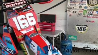 Josh Taylor 166 racing motocross Plymouth city motocross track PCMP [upl. by Asirap210]