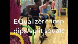 Lebert EQualizer Tricep Dip Progressions [upl. by Lennahs46]