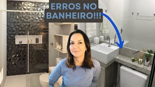 5 ERROS EM BANHEIROS  NÃO FAÇA ISSO PARTE 1 [upl. by Edge]