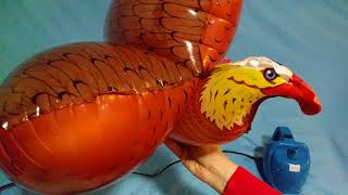 MYLAR BIRD BALLOON PUMP TO POP [upl. by Sivrat]