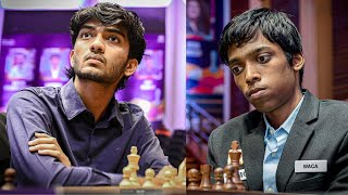 Gukesh vs Praggnanandhaa  The epic clash  Tata Steel Chess India Rapid 2023 [upl. by Jereme]