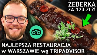 NAJLEPSZA RESTAURACJA w Warszawie wg TripAdvisor  DROGIE JEDZENIE Warszawa 2022  GASTRO VLOG 464 [upl. by Harima]