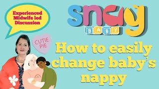 How to easily change babys nappy [upl. by Oigile838]