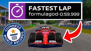 Can I Set A Sub One Minute Laptime WITHOUT CHEATING On F1 24 [upl. by Aleuname]