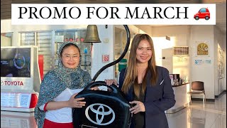 TOYOTA ILIGAN  PROMO FOR MARCH [upl. by Edmon]