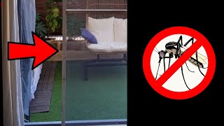 ¡FUNCIONA ⚠️🦟Cómo CREAR una puerta MOSQUITERA corredera de madera FÁCIL y BARATA [upl. by Ingles]