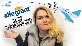 Flying Allegiant Air  My Experience and the Pros and Cons of flying a Budget Airline [upl. by Sualokcin892]