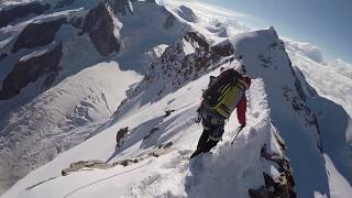 Monte Rosa traverse  Breithorn Pollux Castor Lyskamm [upl. by Schrader193]