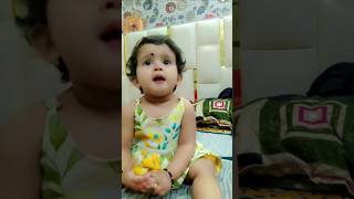 Baby saying papa ❤️❤️ baby talking 😍cutebaby baby cute funny babygirl cutebabyshorts yt [upl. by Changaris]