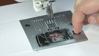 NECCHI Creator Series C700 Tutorial  Replacing the needle plate [upl. by Enalahs]