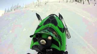 arctic cat m1000 hill climb lands on 3 foot wide ridge [upl. by Valdes202]