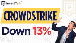 CrowdStrike Stock Plummets 13 After Massive IT Outage [upl. by Lubbi]