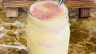 Two Shade Cherry Mango Oats SmoothieSmoothie RecipesHealthyWeight LossBreakfastbreakfast [upl. by Eidarb]