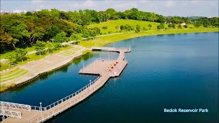 Singapore 🇸🇬 Bedok Reservoir walk and jog with ANISH bhai 😊 [upl. by Sumedocin620]