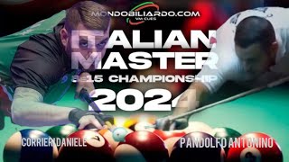 PANDOLFO ANTONINO VS CORRIERI DANIELE ITM BILLIARD TV [upl. by Alehs]