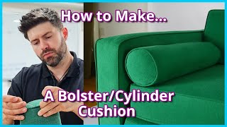 HOW TO MAKE A BOLSTER CUSHION  SEWING amp UPHSOLTERY TIPS AND TRICKS  FaceliftInteriors [upl. by Erreip]