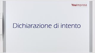 Semplificazioni fiscali dichiarazione dintento [upl. by Souza]