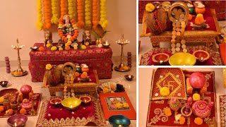 Diwali Lakshmi pujan vidhi  लक्ष्मी पूजन कसे करावे  मांडणी आणि विधी  diwali laxmi pujan vidhi [upl. by Atterual]