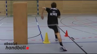 1 on 1 handball offense technique training [upl. by Rudyard602]