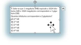 Sabese que 1 megabyte MB equivale a 1024 kilobyte kB e 1024 megabyte corresponde a 1 gigabyte [upl. by Naras]