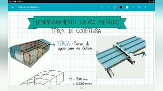 Dimensionamento de Terça Metálica de Cobertura  Perfil Dobrada à Frio [upl. by Anastassia]