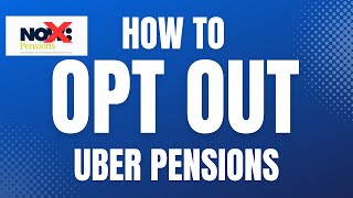 Here Is How to Opt Out Of The Uber UK Pension Scheme 2024 uberdriver uber pensions [upl. by Ener]