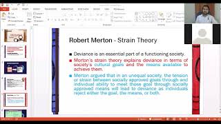 Deviance Theoretical perspective Lecture 01 by Muhammad Ramzan [upl. by Nonnairb]