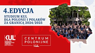 Zaproszenie na czwartą edycję Studium KUL dla Polonii i Polaków za granicą [upl. by Noseaj]