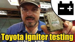 How to test a Toyota ignition igniter 1421 [upl. by Tesler432]