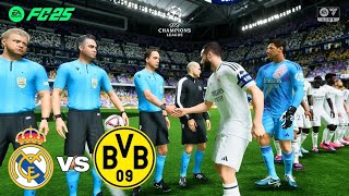 FC25 Real Madrid vs Borussia Dortmund champions league group stage Mbappe [upl. by Notak769]