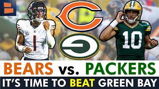 Bears vs Packers Preview Is This A MUST WIN For Matt Eberflus Luke Getsy amp Justin Fields Week 18 [upl. by Ecnarepmet194]